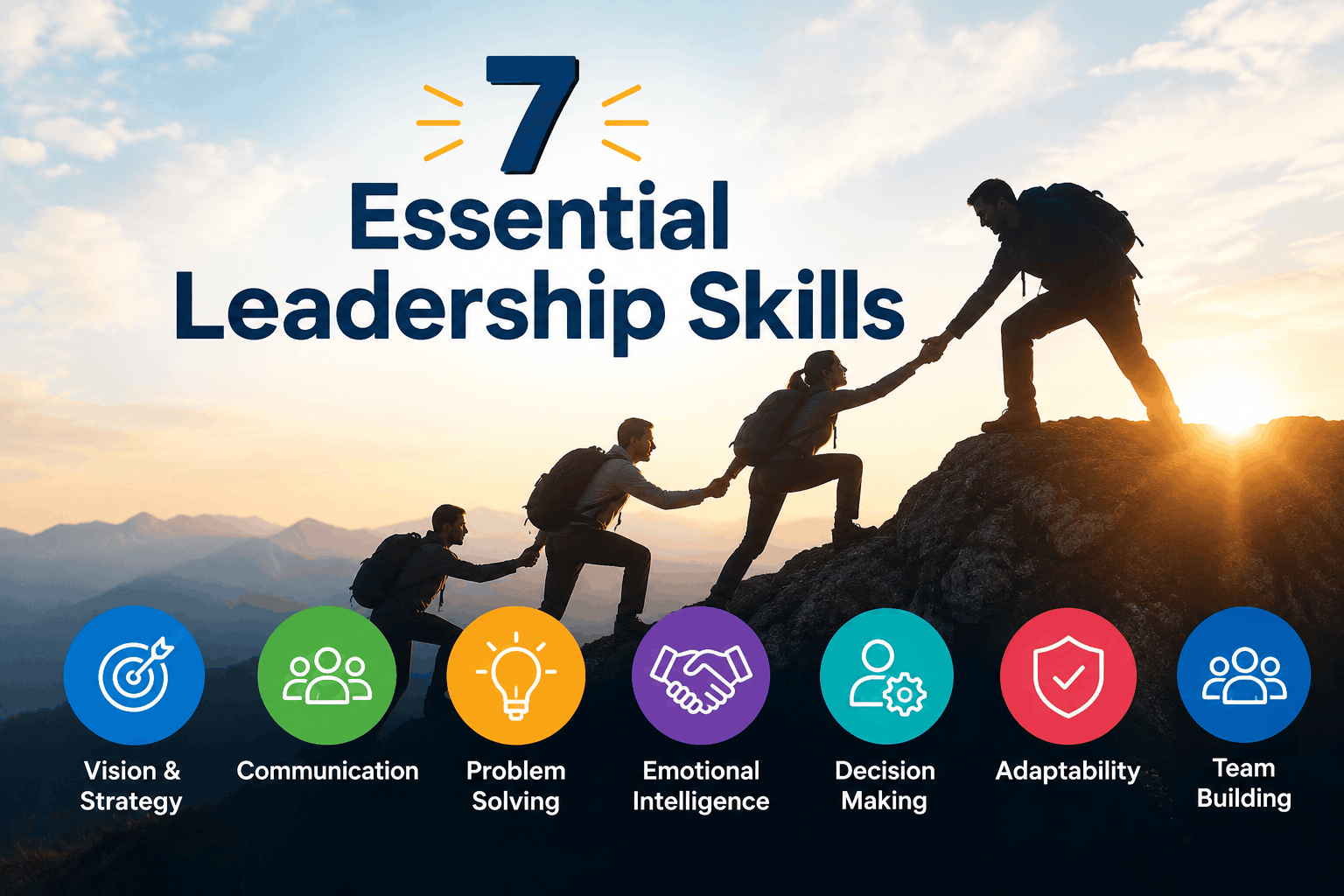 7 Essential Leadership Skills You Can Develop